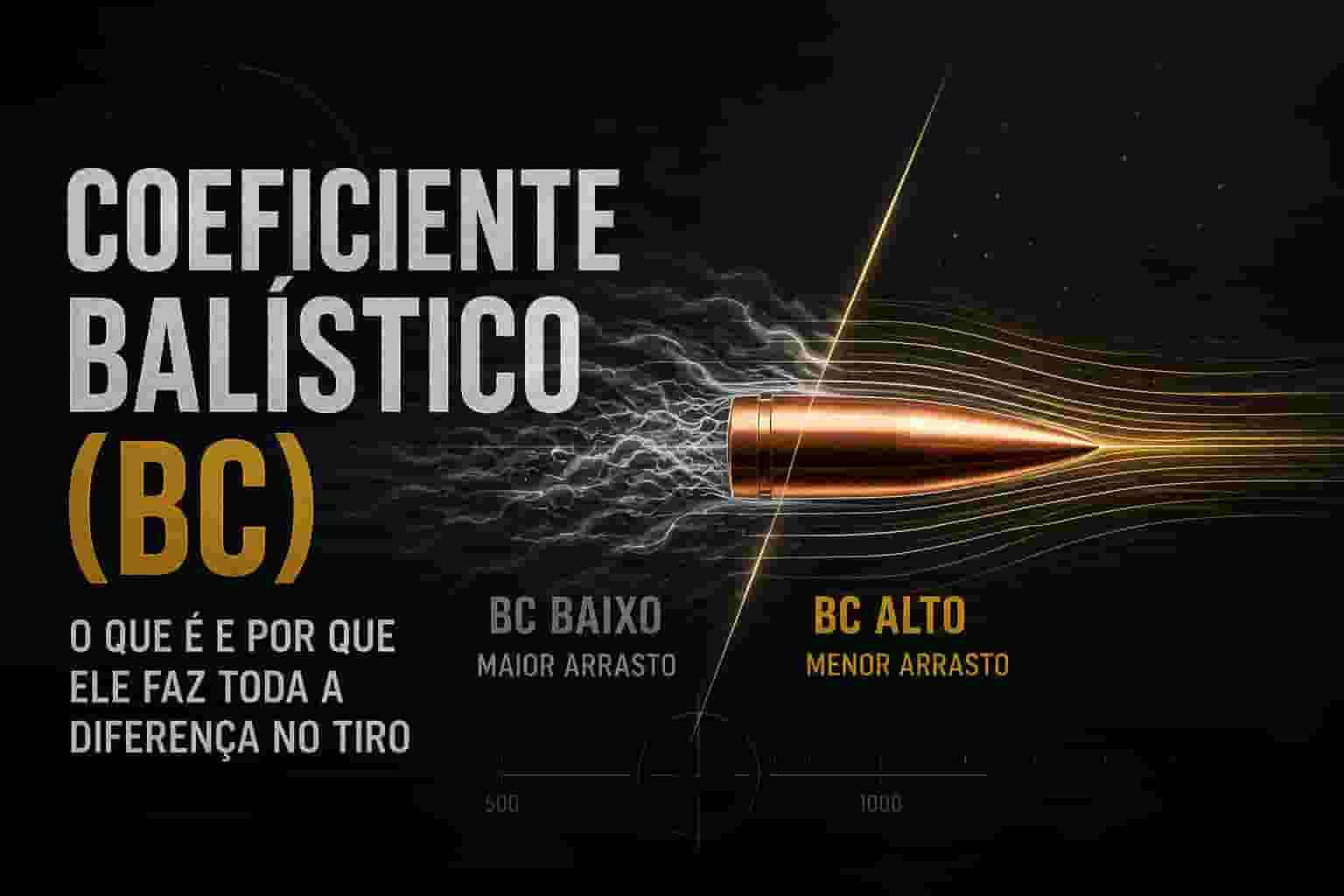 O Que é Coeficiente Balístico (BC) e Como Usar a Seu Favor