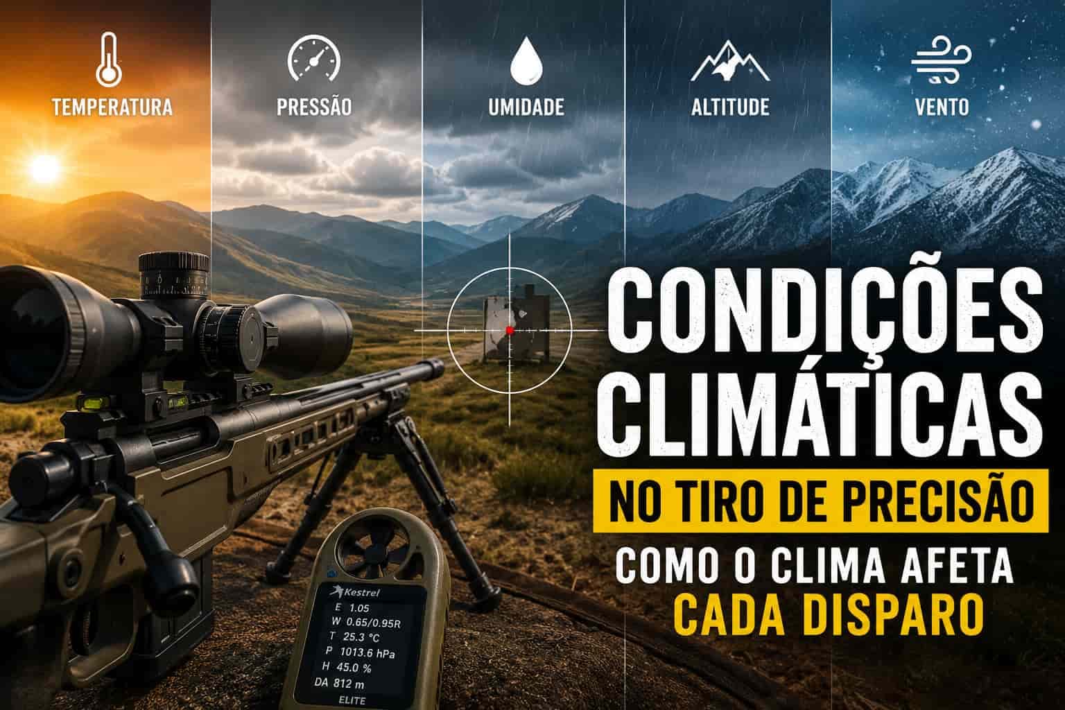 Condições Climáticas no Tiro de Precisão: Como o Clima Afeta Cada Disparo