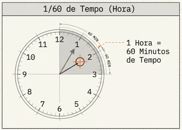 1/60 de tempo