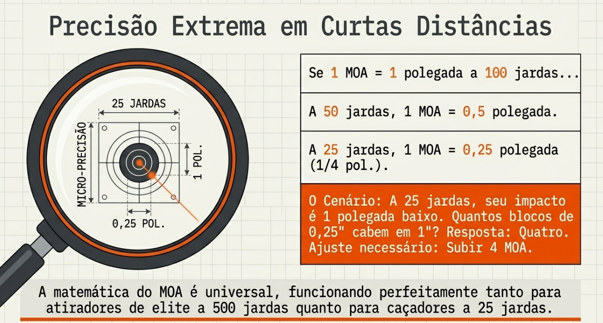 Precisão extrema em curtas distâncias